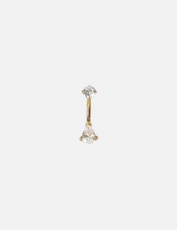 Shiny Drop Bauchnabel Piercing (wasserfest)