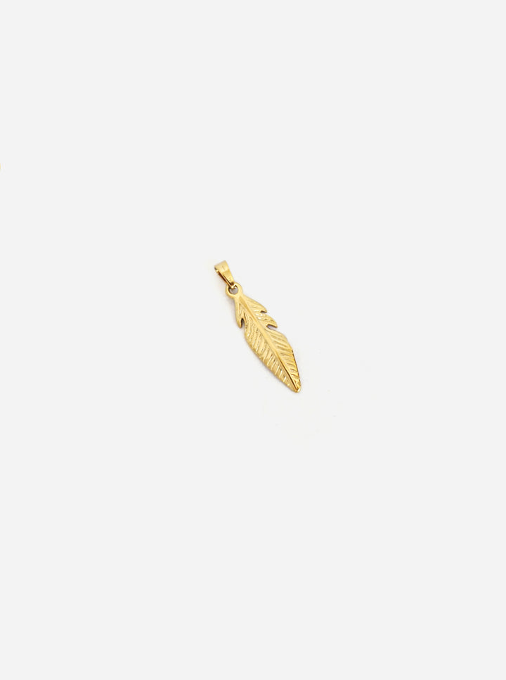 Personalized Feather Charm - Anhänger (wasserfest)