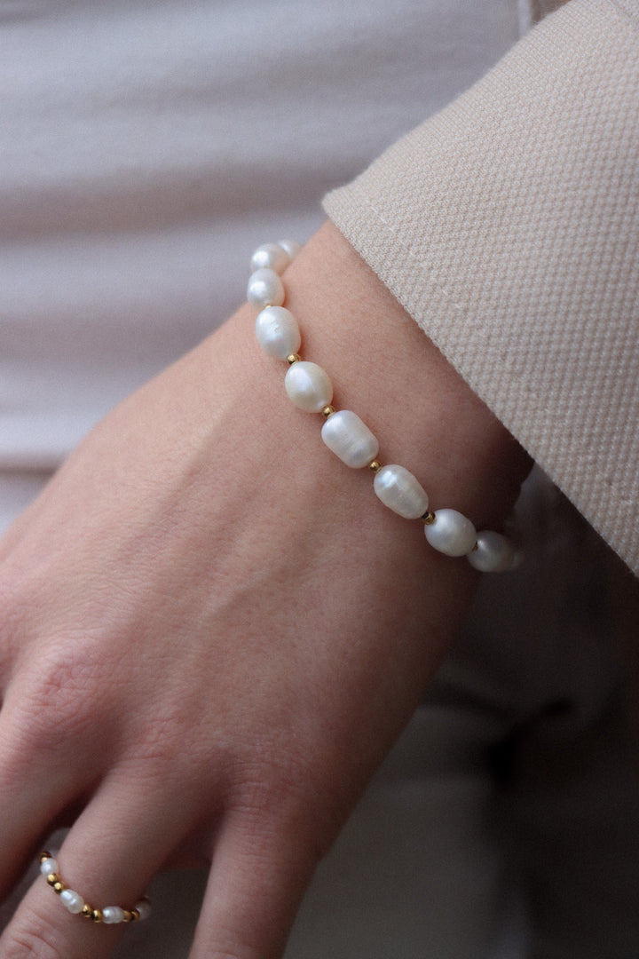 Big Sonia Pearl Bracelet - Armband (wasserfest)