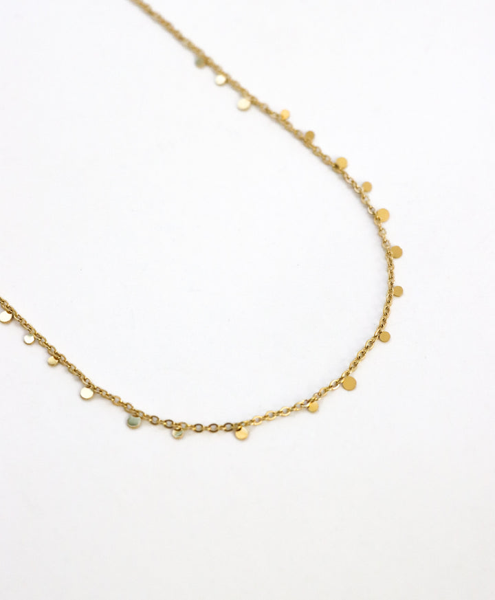 Boho Coins Necklace - Halskette (wasserfest)