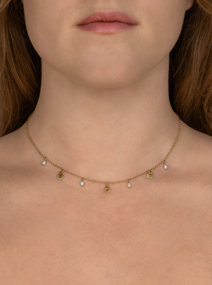 Boho Sonia Shells Necklace - Halskette (wasserfest)
