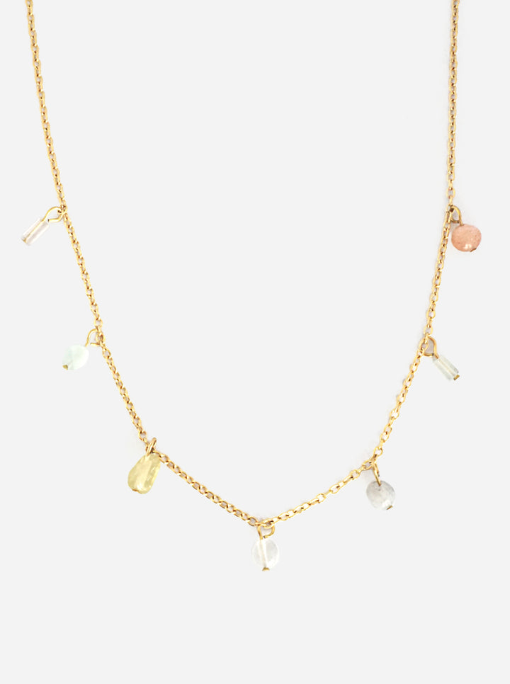 Boho Stones Necklace - Halskette (wasserfest)