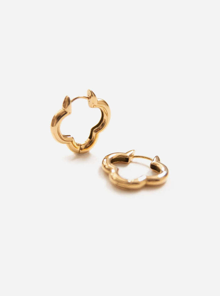 Bold Clover Hoops - Creolen (wasserfest)