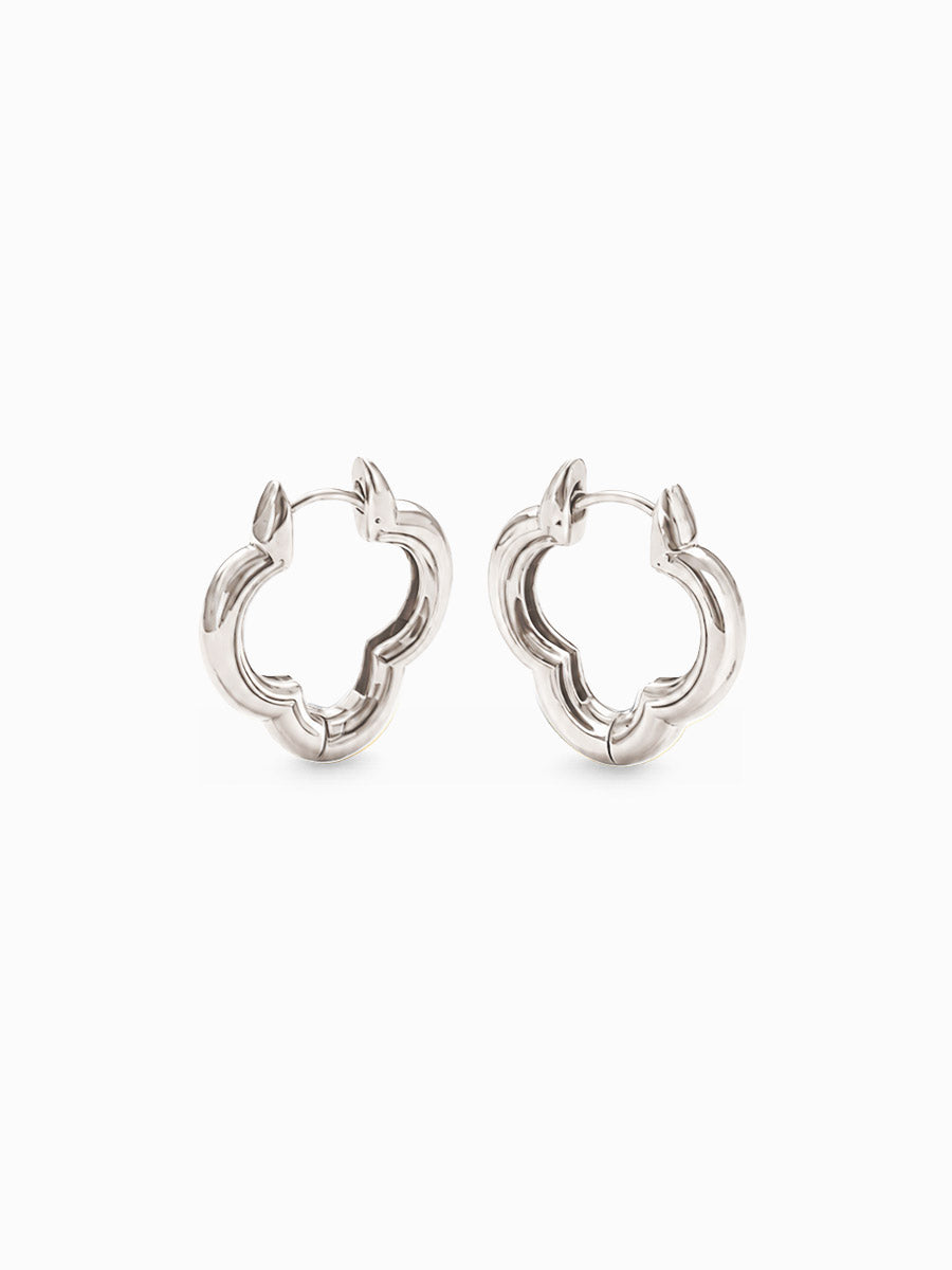 Bold Clover Hoop - Creolen (wasserfest)