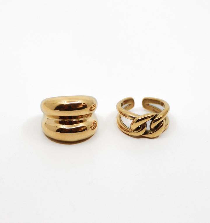 Bold Elle Endless Knot Ring Set (wasserfest)