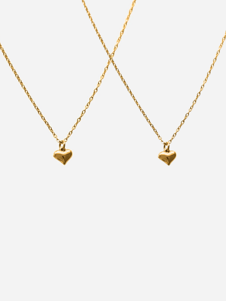 Bold Heart Necklace - Friendship Set (wasserfest)
