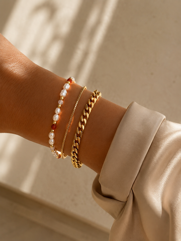 Santorini Ava Cuba Bracelet - Armschmuck Set (wasserfest)