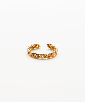 Bold Braided Ring - Fingerring (wasserfest)