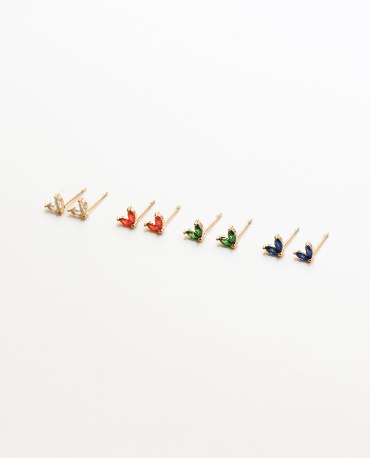 Butterfly Zircone Stud - Ohrstecker (wasserfest)