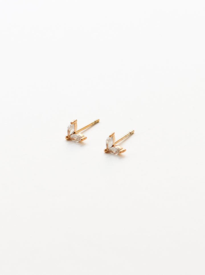 Butterfly Zircone Stud - Ohrstecker (wasserfest)