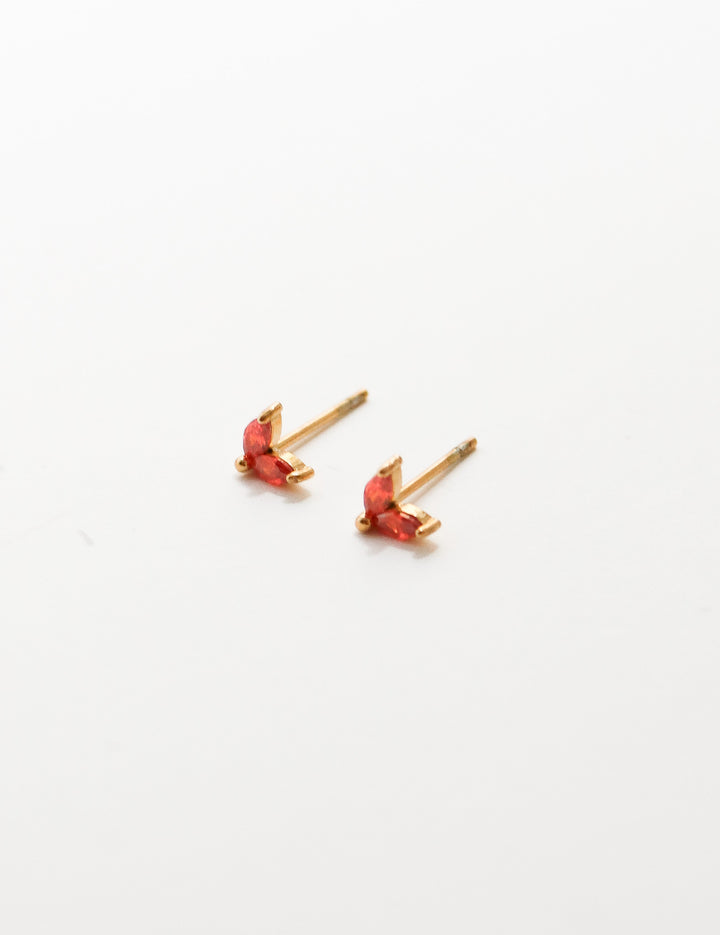 Butterfly Zircone Stud - Ohrstecker (wasserfest)