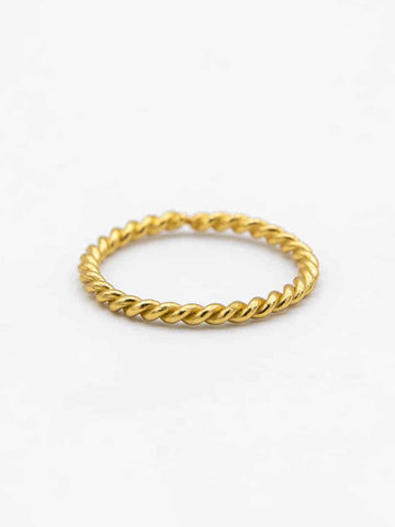 Twisted Ring - Echtgold (14K / 18K)