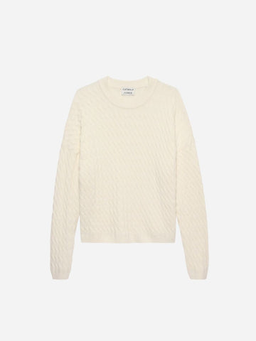 Relaxed Fit Soft Cable Knit - Catwalk Junkie