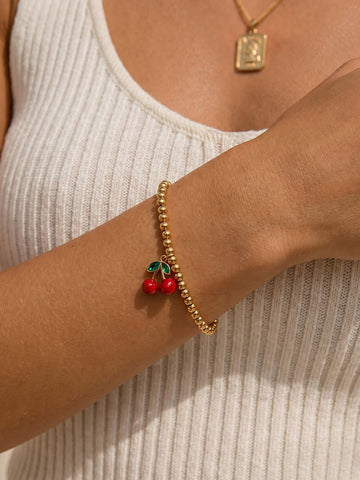 Personalized Cherry Charm - Anhänger (wasserfest)
