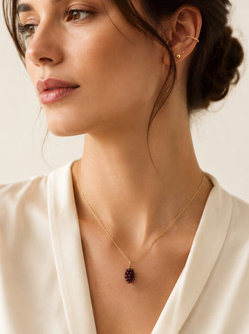 Personalized Grape Charm - Anhänger (wasserfest)