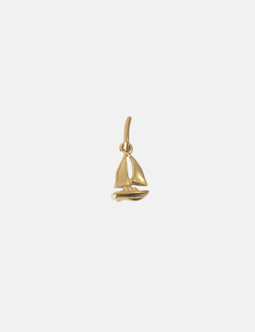 Personalized Sailboat Charm - Anhänger (wasserfest)