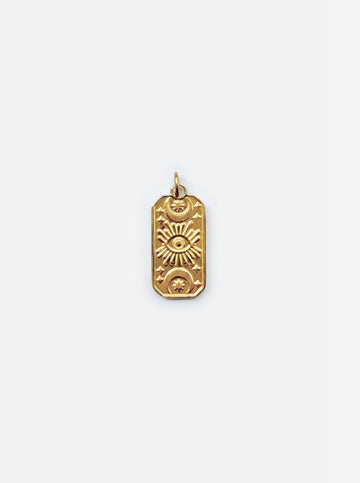 Personalized Eye of the Moon Charm - Anhänger (wasserfest)