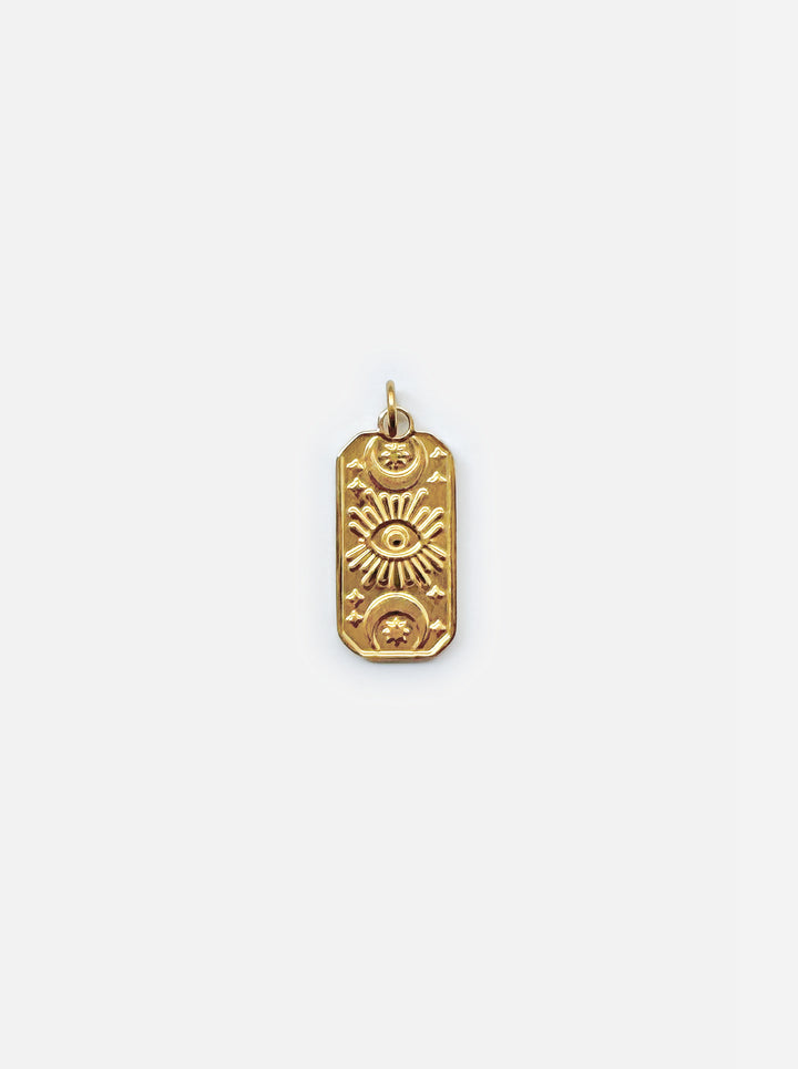 Personalized Eye of the Moon Charm - Anhänger (wasserfest)