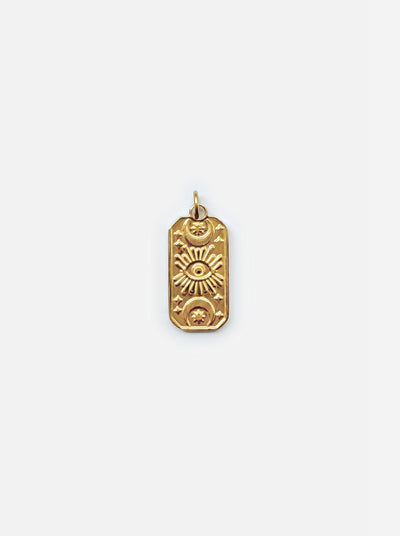 Personalized Eye of the Moon Charm - Anhänger (wasserfest)