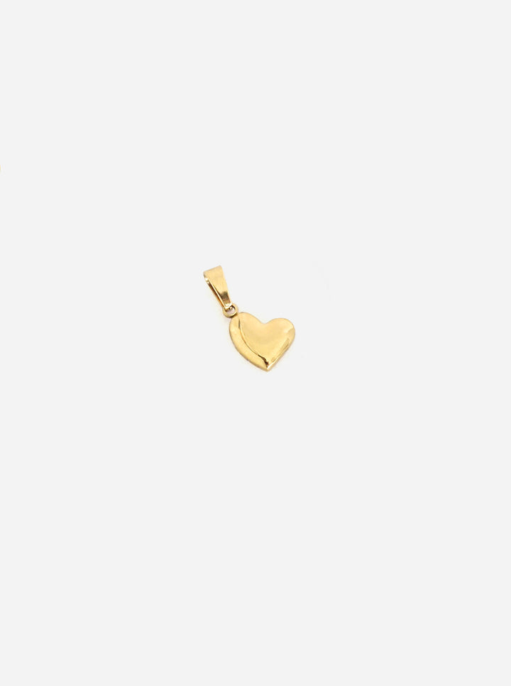Personalized Hanging Bold Heart Charm - Anhänger (wasserfest)