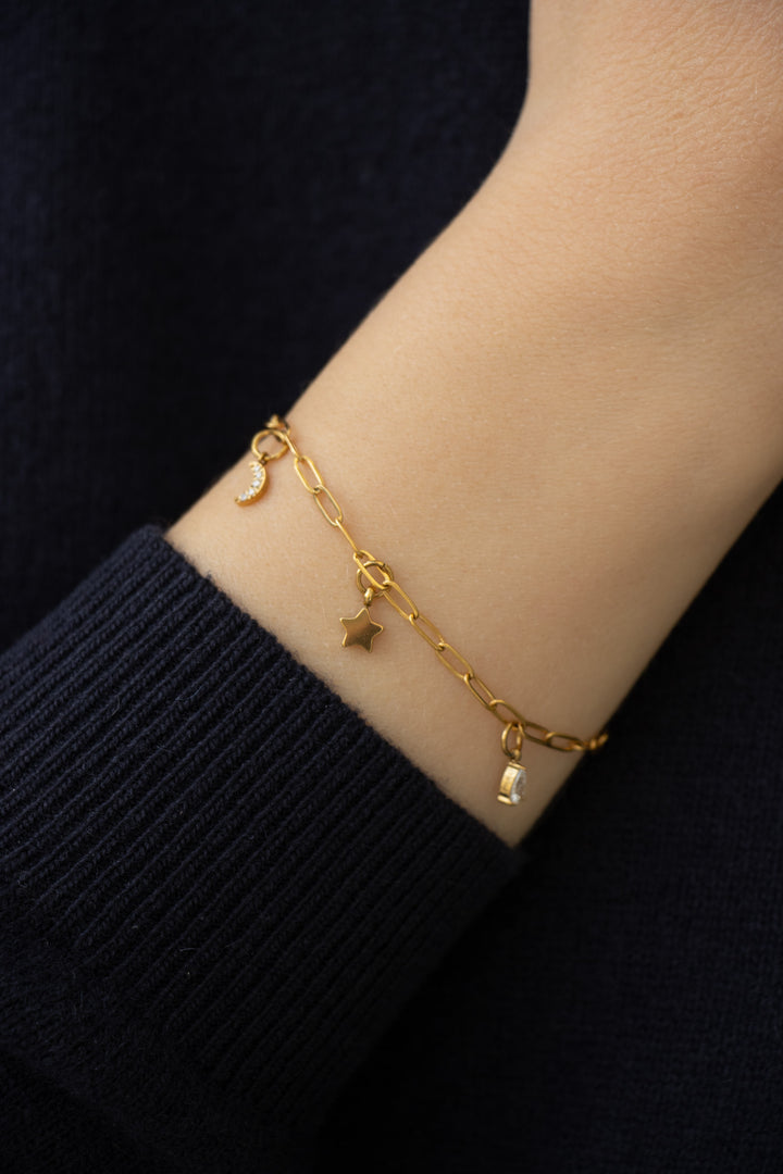 Personalized Star Charm - Anhänger (wasserfest)