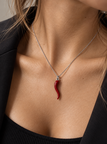 Personalized XL Chilli Charm - Anhänger (wasserfest)