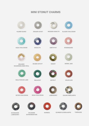 Personalized Double Mini Stonut Amélie Bracelet - Armkette (wasserfest)