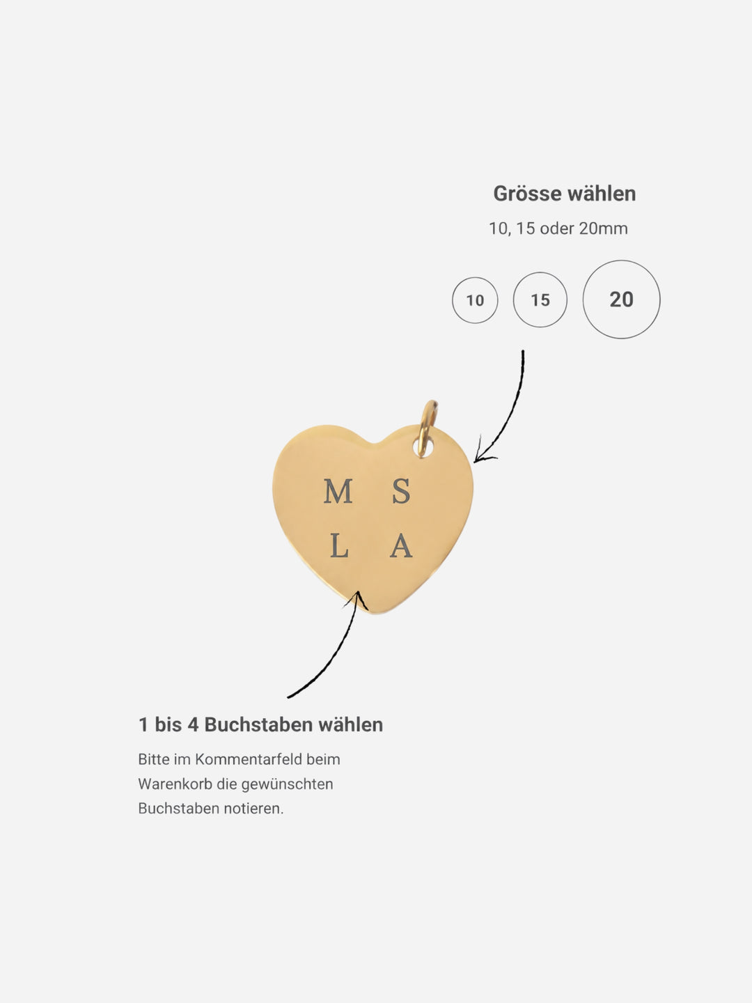 Personalized Gravur Pure Love Tag Charm - Anhänger (wasserfest)