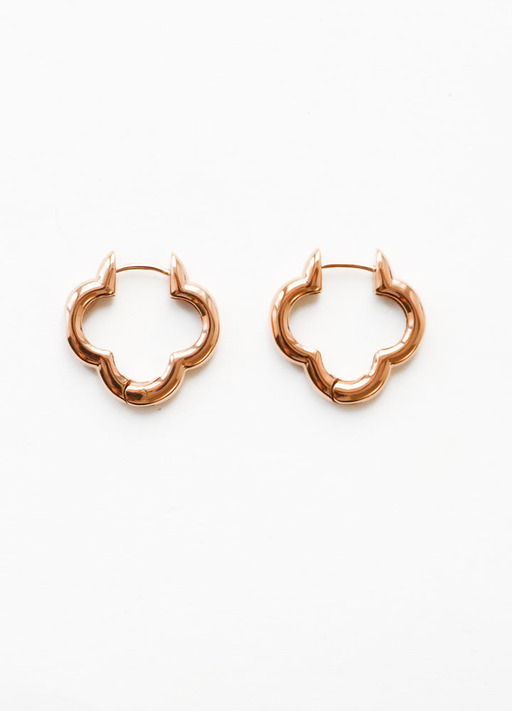 Bold Clover Hoops - Creolen (wasserfest)