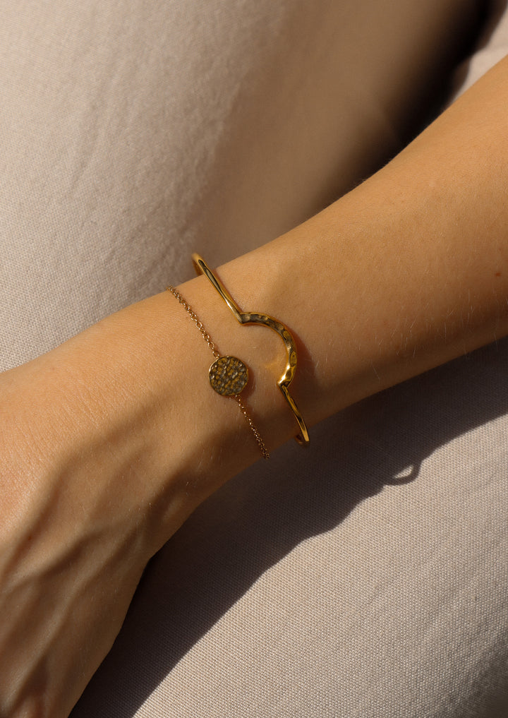 Halfmoon Bangle - Armreif (wasserfest)
