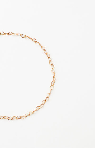 Connected Hearts Anklet - Fusskette (wasserfest)