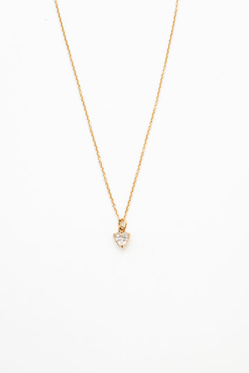 Crystal Heart Necklace - Halskette (wasserfest)