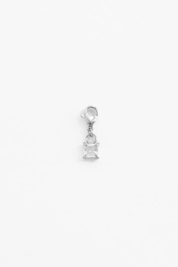 Personalized Square Crystal Charm - Anhänger (wasserfest)