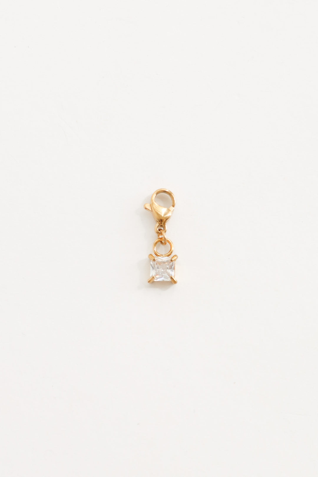 Personalized Square Crystal Charm - Anhänger (wasserfest)