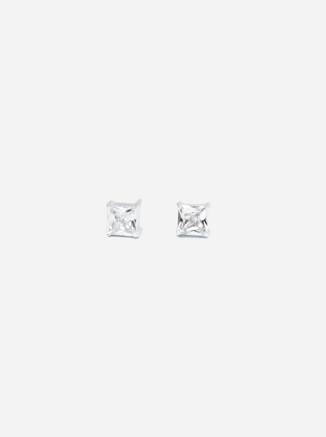 Crystal Square Stud - Ohrstecker (wasserfest)