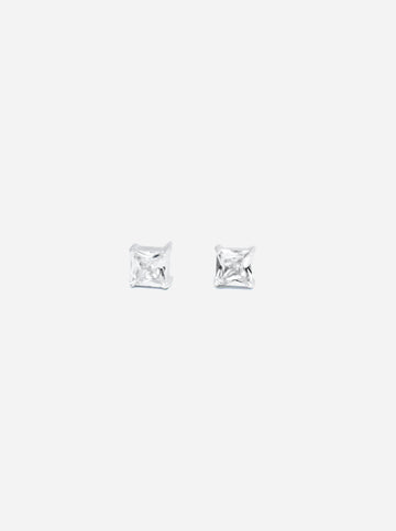 Crystal Square Stud - Ohrstecker (wasserfest)