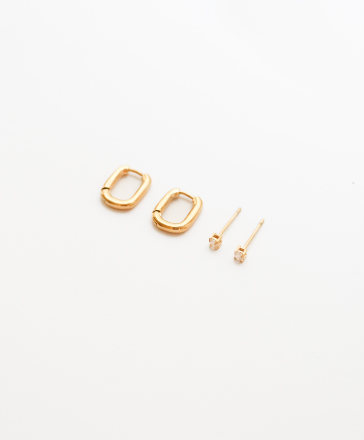 Madison Crystal - Earstacking Set (wasserfest)