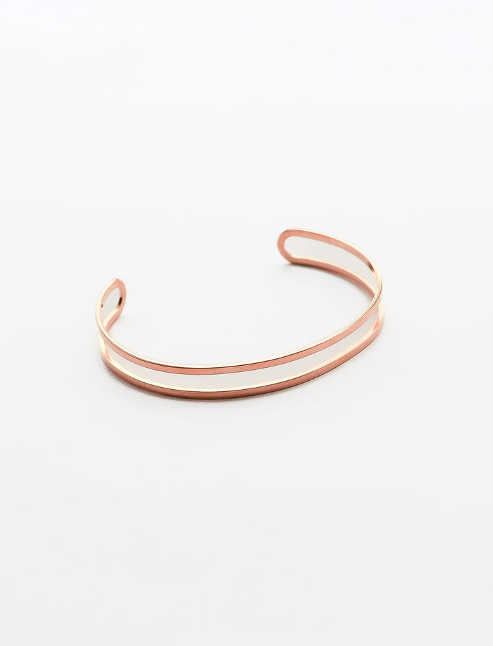 Double Row Bangle - Armreif (wasserfest)
