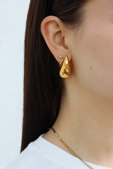 Drop Ava Crystal Studs - Earstacking Set (waterpprof)