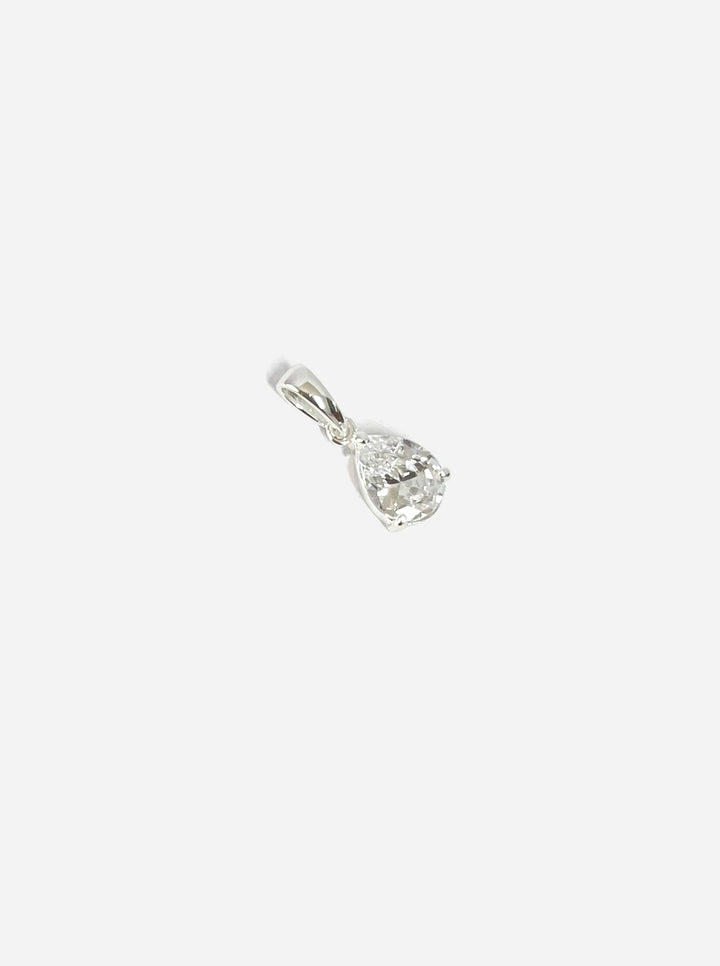 Personalized Zircone Drop Charm - Anhänger (wasserfest)