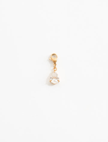 Personalized Zircone Drop Charm - Anhänger (wasserfest)