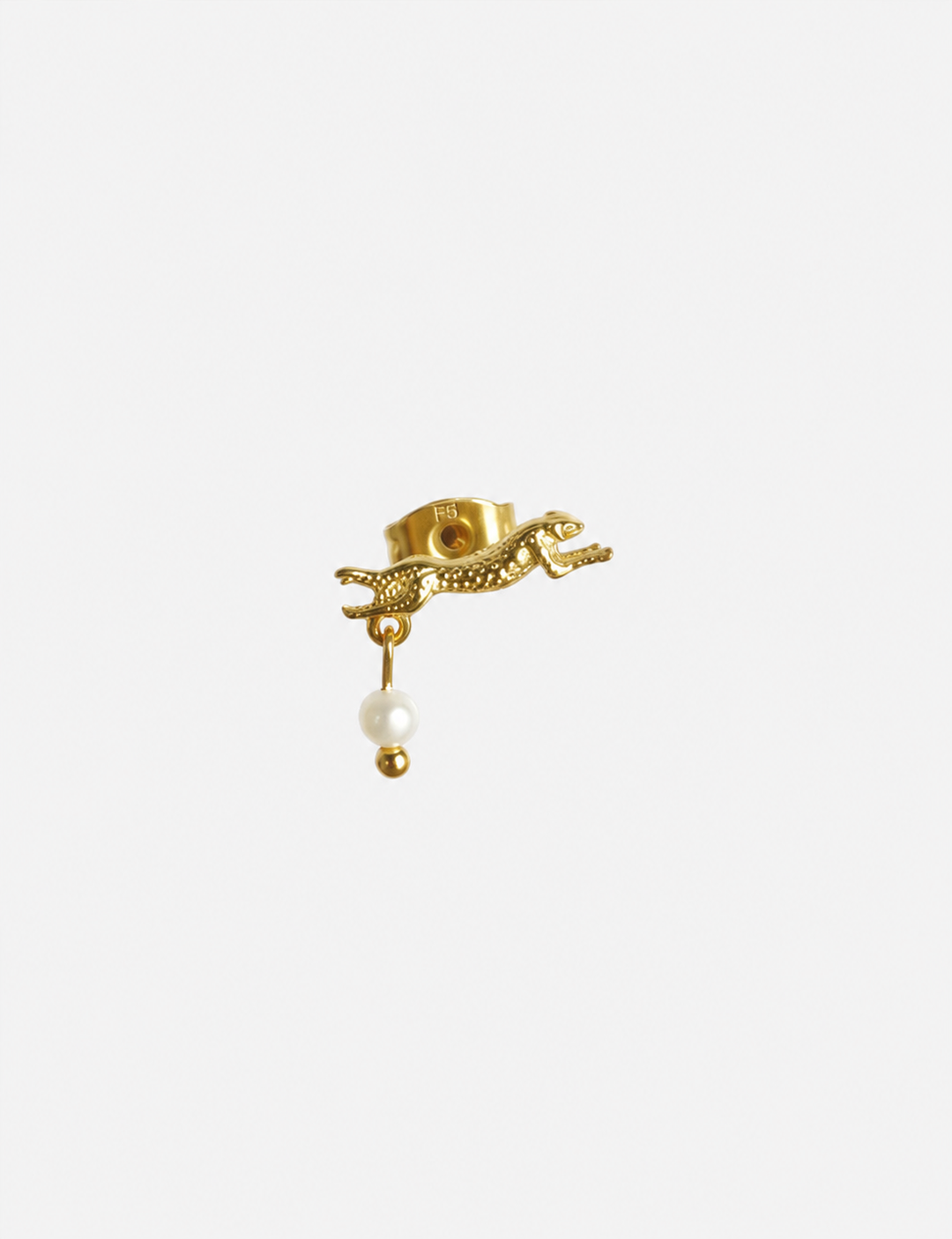 Gepard Pearl Stud - Ohrstecker (wasserfest)