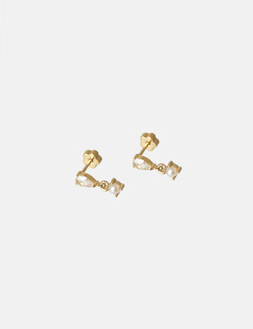 Shiny Pearl Stud - Piercing (wasserfest)