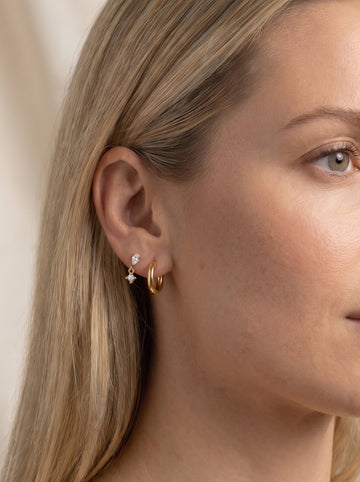 Shiny Pearl Stud - Piercing (wasserfest)