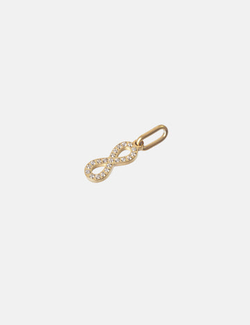 Personalized Shiny Infinity Charm - Anhänger (wasserfest)