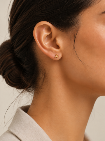 Grape Stud Bicolor - Ohrschmuck Set (Wasserfest)