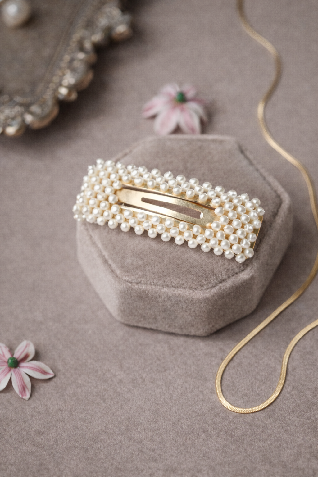 Emily Pearl Haar Clip - Haarspange