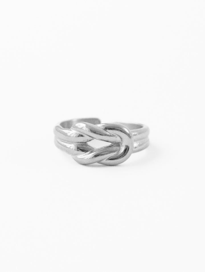 Vintage Endless Knot Ring - Fingerring (wasserfest)