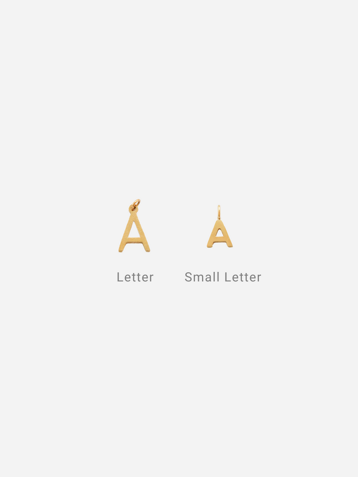 Personalized Small Letter Necklace - Halskette (wasserfest)