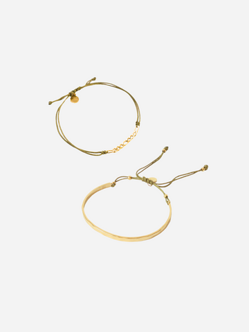 Everyday Karma Chain Bracelet - Armschmuck Set (wasserfest)